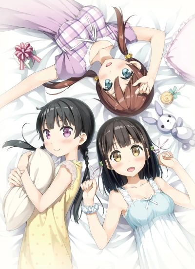 Anime: One Room: Yui, Natsuki, Moka ga Mizugi ni Kigaete Toujou!