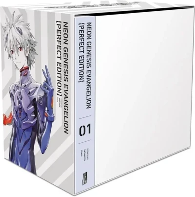 Neon Genesis Evangelion: Perfect Edition - Bd. 01 + Sammelschuber