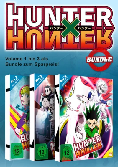 Hunter × Hunter - Set 1/4: Vol. 01-03 [Blu-ray]