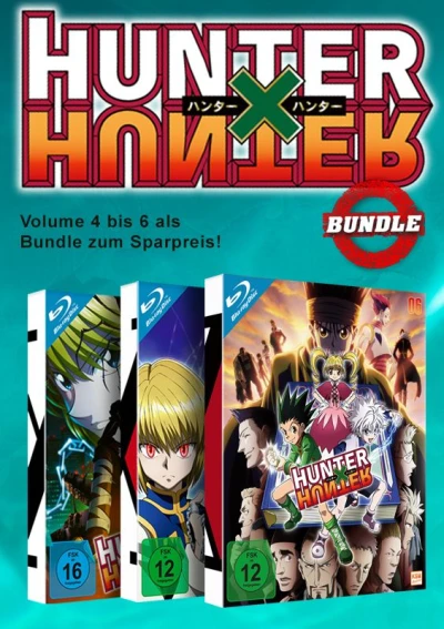 Hunter × Hunter - Set 2/4: Vol. 04-06 [Blu-ray]