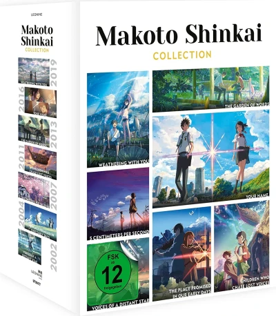 Makoto Shinkai Collection - Amazon Exklusiv [Blu-ray] (7 Filme)