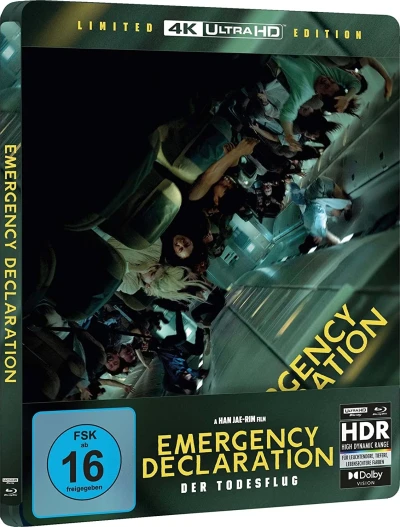 Emergency Declaration: Der Todesflug - Limited Steelbook Edition [4K UHD+Blu-ray]