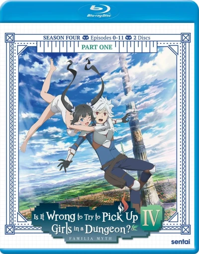 Is It Wrong to Try to Pick Up Girls in a Dungeon? Season 4 - Part 1/2 [Blu-ray]