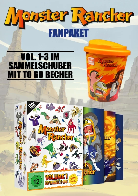 Monster Rancher - Gesamtausgabe + To Go Becher