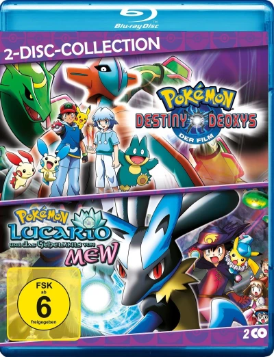 Pokémon - Film 07+08: Destiny Deoxys + Lucario und das Geheimnis von Mew [Blu-ray]