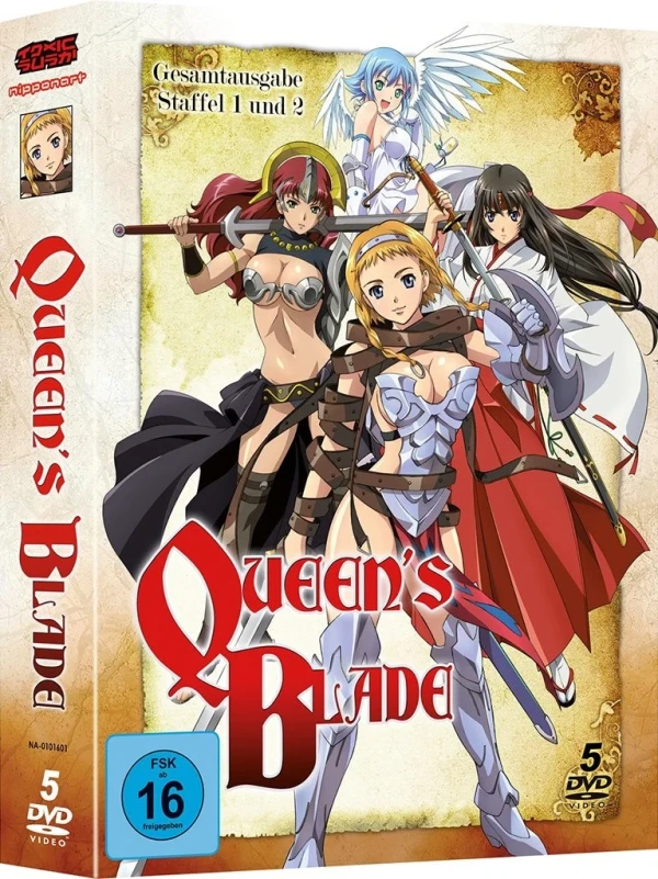 Queen's Blade: Staffel 1+2 - Gesamtausgabe (OmU)