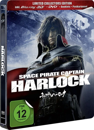 Space Pirate Captain Harlock - Limited Steelbook Edition [Blu-ray 3D+DVD]
