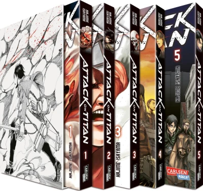 Attack on Titan - Box 1: Bd. 01-05