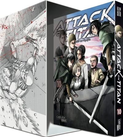 Attack on Titan - Bd. 10 + Sammelschuber