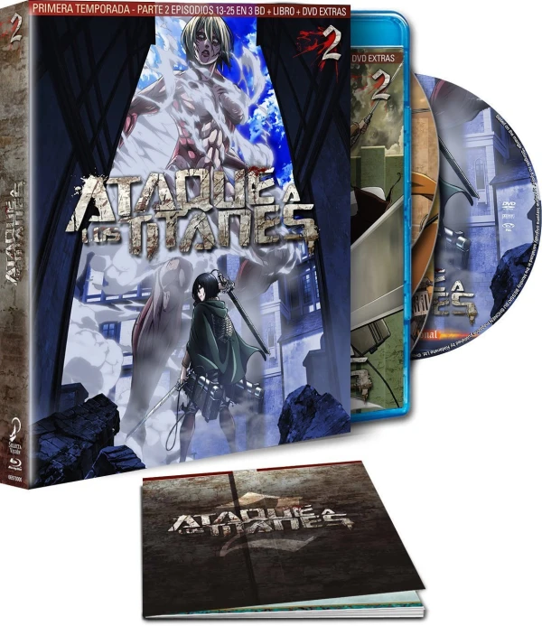 Ataque A Los Titanes: Temporada 1 - Parte 2: Edición Coleccionista [Blu-ray]