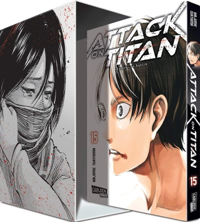 Attack on Titan - Bd. 15 + Sammelschuber