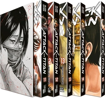 Attack on Titan - Box 3: Bd. 11-15