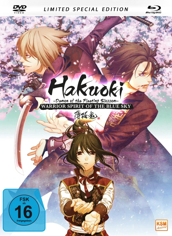 Hakuoki: Demon of the Fleeting Blossom - Film 2: Warrior Spirit of the Blue Sky - Limited Mediabook Edition [Blu-ray+DVD]