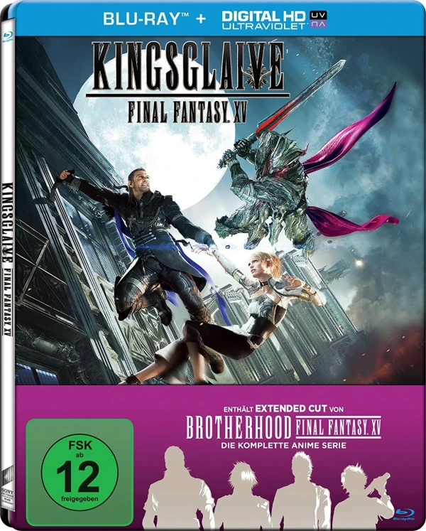 Kingsglaive: Final Fantasy XV + Brotherhood: Final Fantasy XV - Steelbook Edition [Blu-ray]
