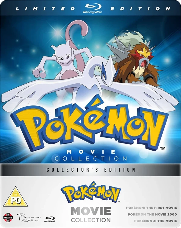Pokémon - Movie 01-03 - Limited Collector’s Steelbook Edition [Blu-ray]
