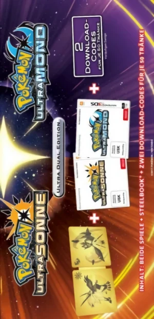 Pokémon Ultrasonne + Pokémon Ultramond - Ultra Dual Edition + Steelbook [3DS]