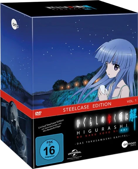 Higurashi no Naku Koro ni Kai - Vol. 1/5: Limited Steelcase Edition + Sammelschuber