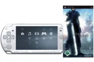 Final Fantasy VII - Crisis Core + PlayStation Portable - Konsole Slim&Lite Ice Silver
