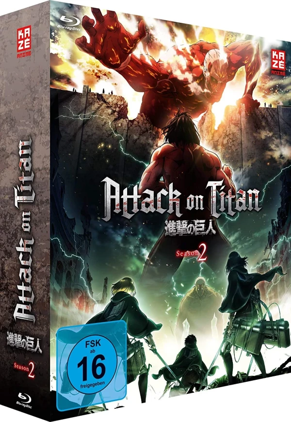 Attack on Titan: Staffel 2 - Vol. 1/2: Limited Edition [Blu-ray] + Sammelschuber
