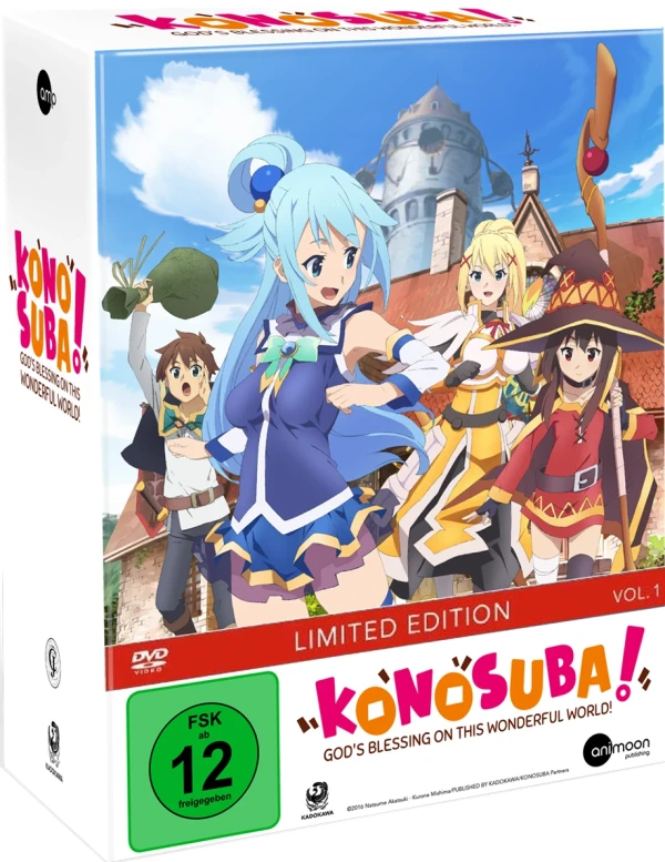 KonoSuba! God’s Blessing on This Wonderful World! Staffel 1 - Vol. 1/3: Limited Mediabook Edition + Sammelschuber