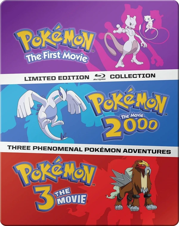 Pokémon - Movie 01-03 - Limited Steelbook Edition [Blu-ray]
