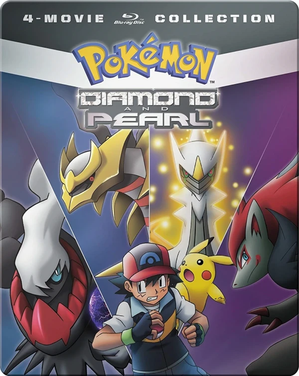 Pokémon - Movie 10-13: Diamond and Pearl 4-Movie Collection Steelbook [Blu-ray]