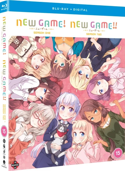 New Game! Season 1+2 - Complete Series [Blu-ray]