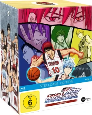 Kuroko’s Basketball: Staffel 2 - Vol. 1/5: Limited Steelcase Edition [Blu-ray] + Sammelschuber