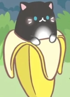 Charakter: Schwarzweiß Bananya