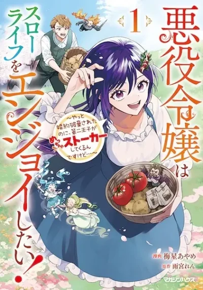 Manga: Akuyaku Reijou Slow Life o Enjoy Shitai! Yatto Kon’yaku Haki Sareta no ni, Dai-2 Ouji ga Meccha Stalker Shitekuru n desu kedo…