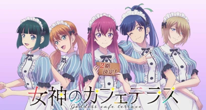 News: Zweite Staffel des „The Café Terrace and Its Goddesses“-Anime angekündigt