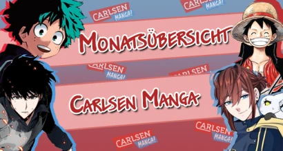 News: Carlsen Manga: Monatsübersicht November, Nachdrucke + Terminverschiebungen