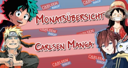 News: Carlsen Manga: Monatsübersicht Dezember, Nachdrucke + Terminverschiebungen